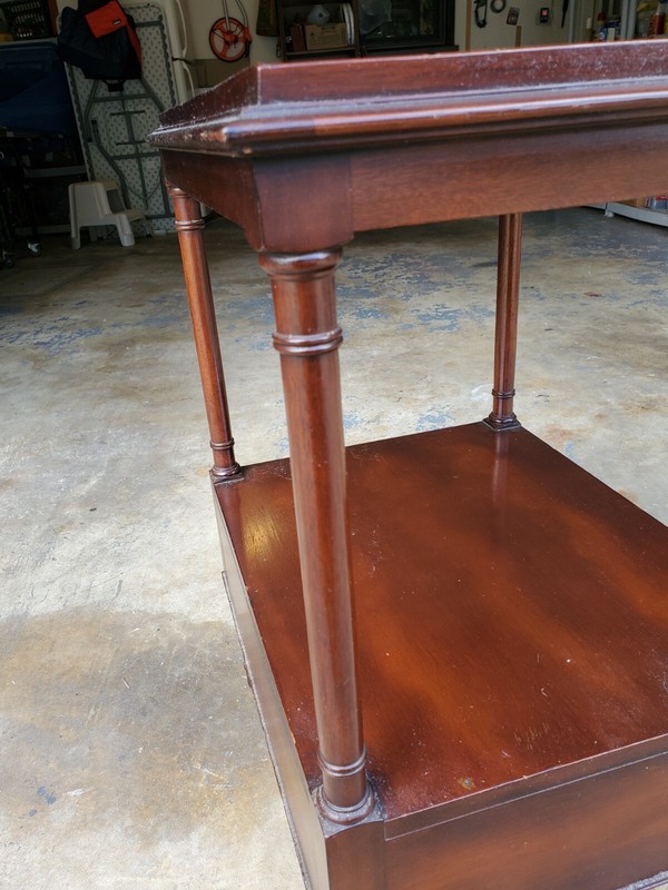 HENREDON FURNITURE NIGHTSTAND END TABLE MAHOGANY gallery