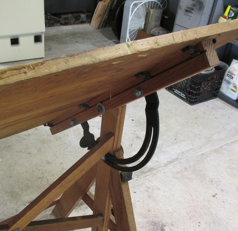 Vintage Keuffel & Esser Co. "Popular" Drawing/Drafting Table, Fully Adjustable gallery