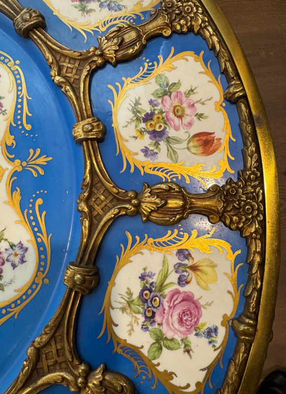 Sevres French 19th Century Guéridon Table Porcelain & Gilt Bronze gallery