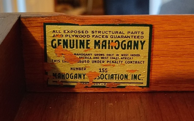 2-Day Sale. VTG Brandt Nesting Tables Set of 3 Mahogany -Signed & Label. gallery