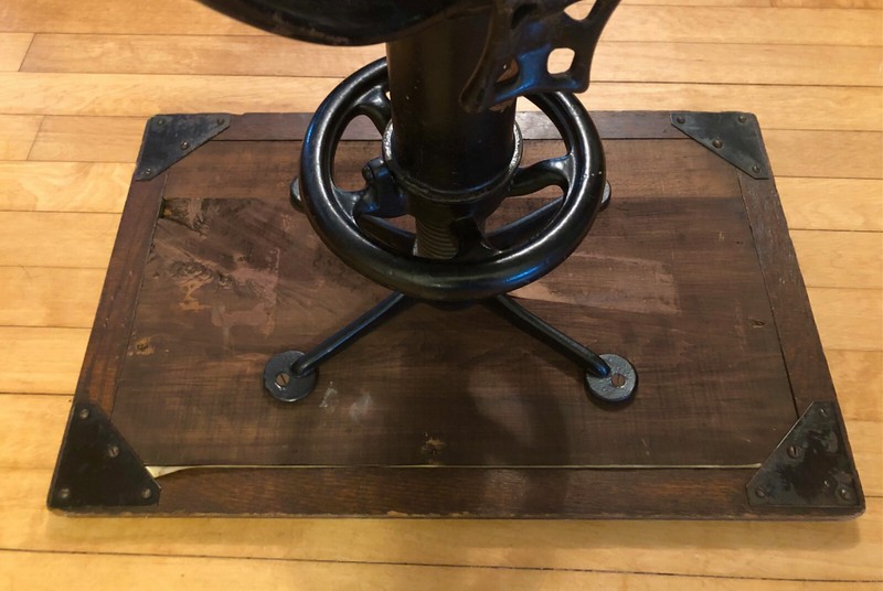 C.1922 Satellite Adjustable Table Co. Industrial Architectural Salvage Cast Iron gallery