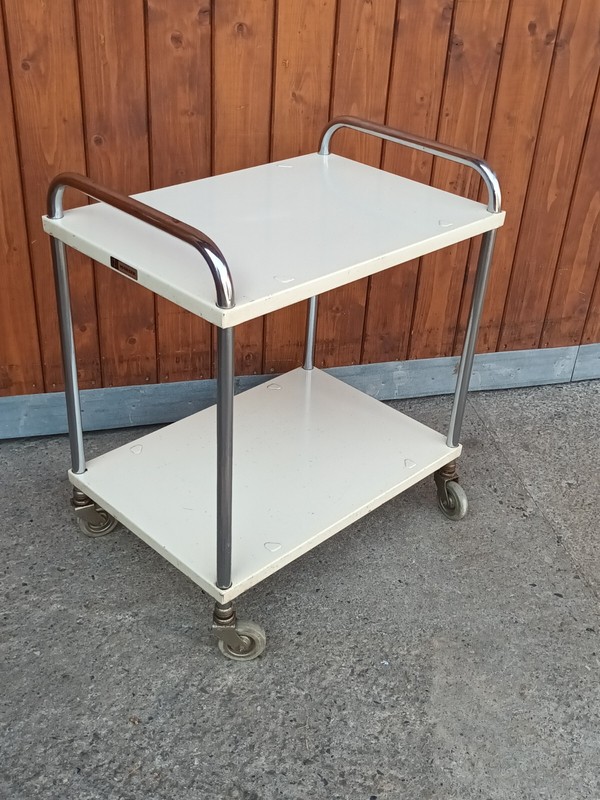 Mauser Serving Cart Tea Cart Doctor Cart 60s Table Side Table Metal