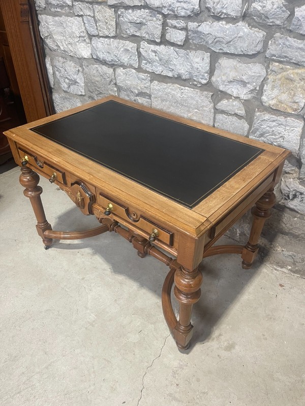 Antique Victorian Renaissance Revival 1870's Writing / Library Table gallery