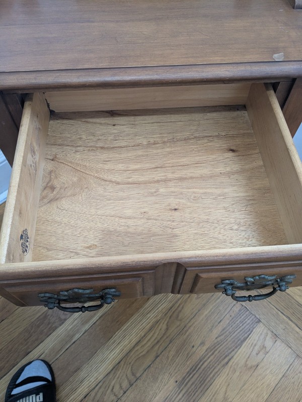 Vintage Antique Heywood Wakefield Maple Wood Night Stand /Cinnamon 29800 OBO gallery
