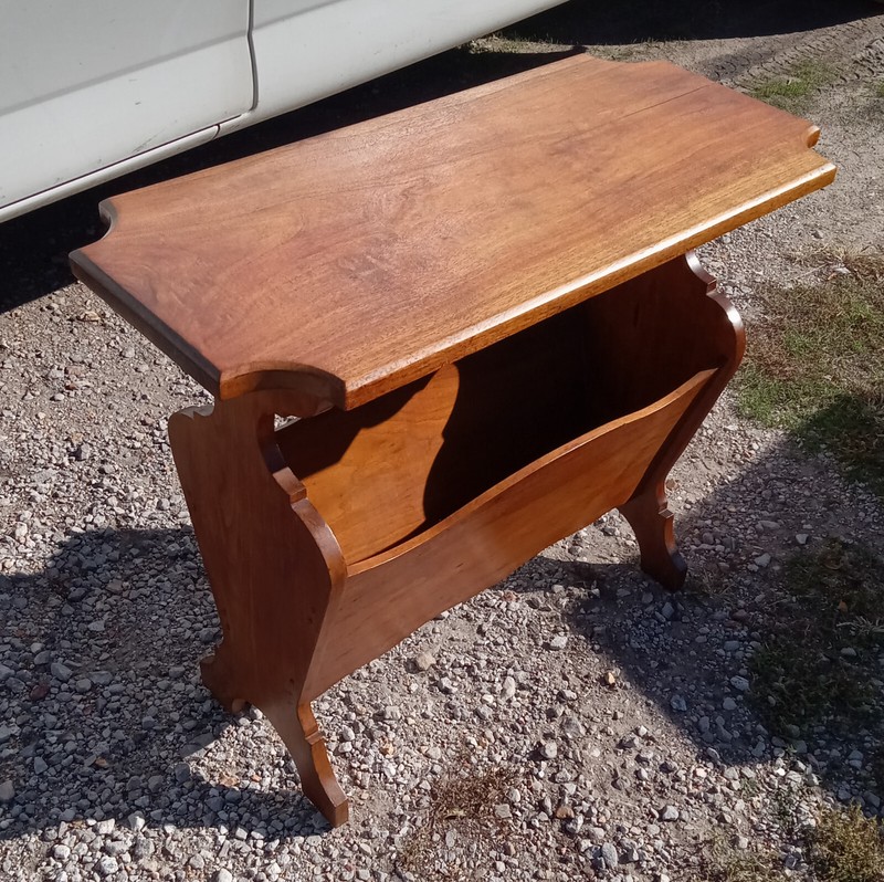 Solid Walnut Bookshelf Table / End Table (BST-39) gallery