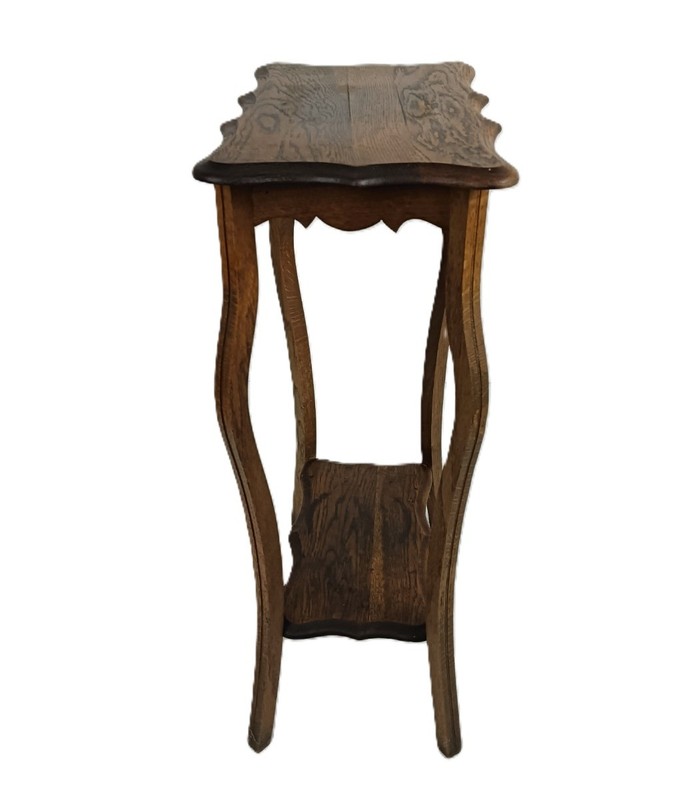 Art Nouveau Side Coffee table Pedestal two tier Plant Stand Bonsai Stand antiq gallery