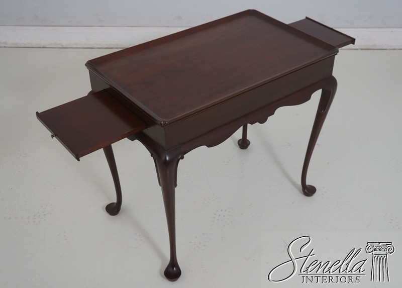 68759: BIGGS Queen Anne Mahogany Occasional Tea Table gallery