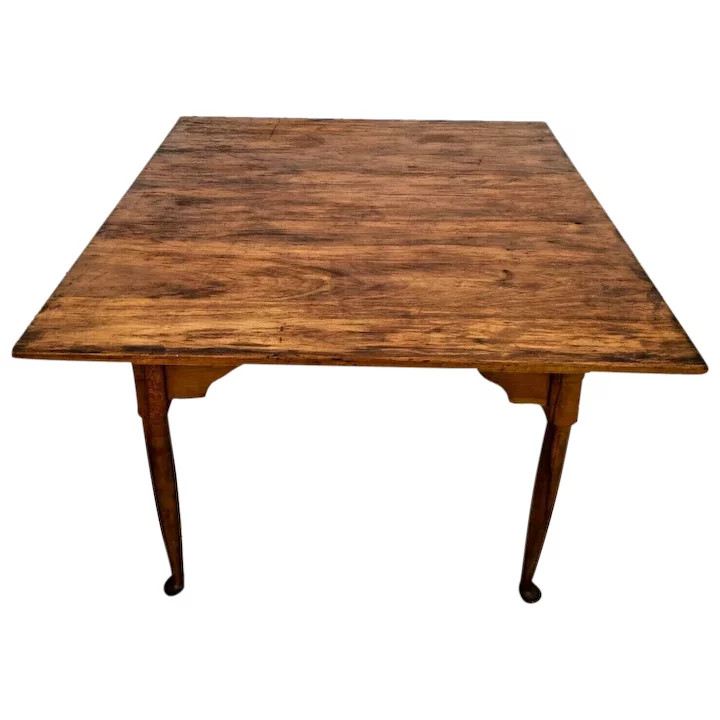Vintage Leopold Stickley Original Cherry Valley Square Table Colonial Style