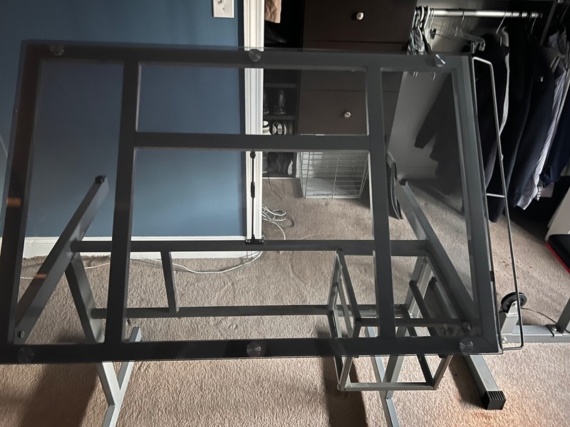 Inclining glass drawing/architecht table gallery