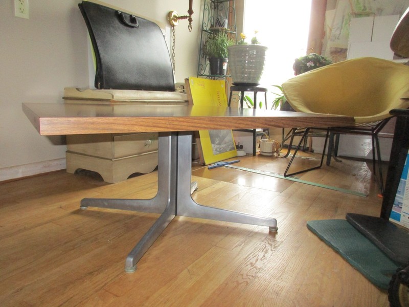 MCM Coffee Table Laminate, Aluminum Star Base Style HERMAN MILLER GEORGE NELSON gallery