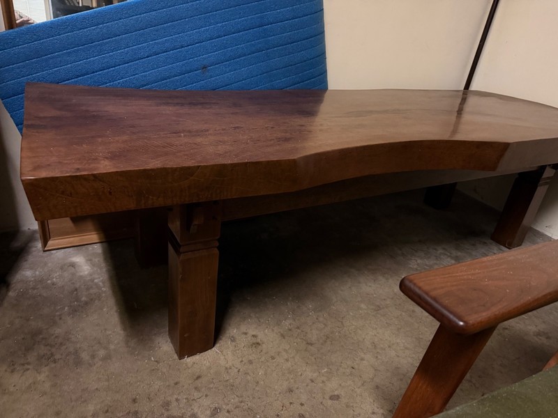 mid century table 3" thick gallery