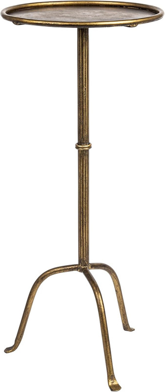Metal Cocktail, Antique Brass Martini Table gallery