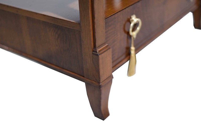 Mid Century Transitional Side Tables by Baker Furniture- A Pair gallery