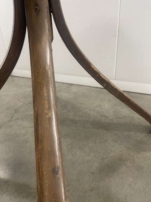 Vintage Bent Wood Cane Side / End Table gallery