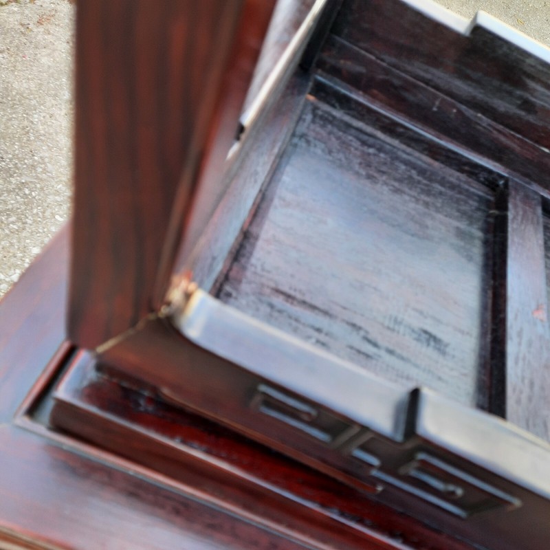 Vintage Rosewood Asian Nesting Tables Set of 4 gallery
