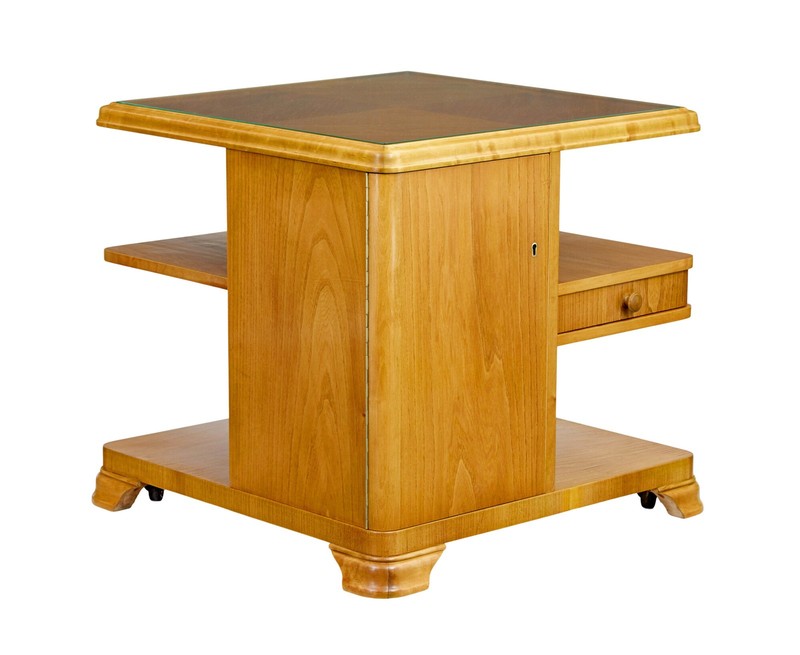 MID 20TH CENTURY SWEDISH ELM COFFEE TABLE gallery