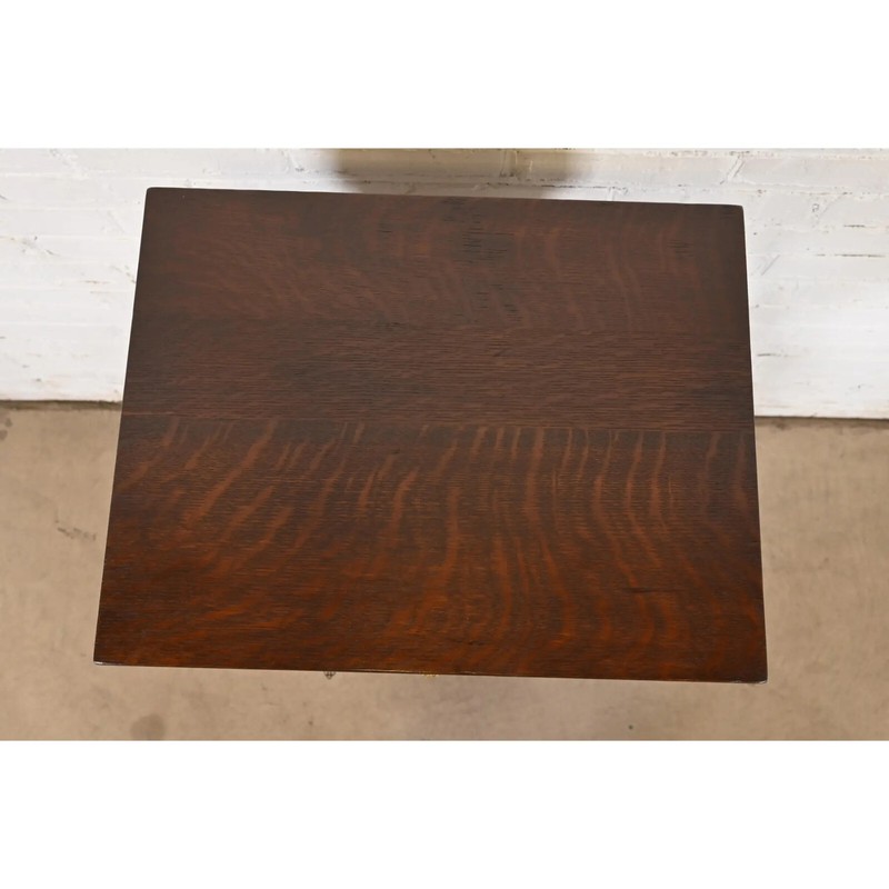 Stickley Brothers Style Antique Mission Oak Arts & Crafts Cellarette, Circa 1910 gallery