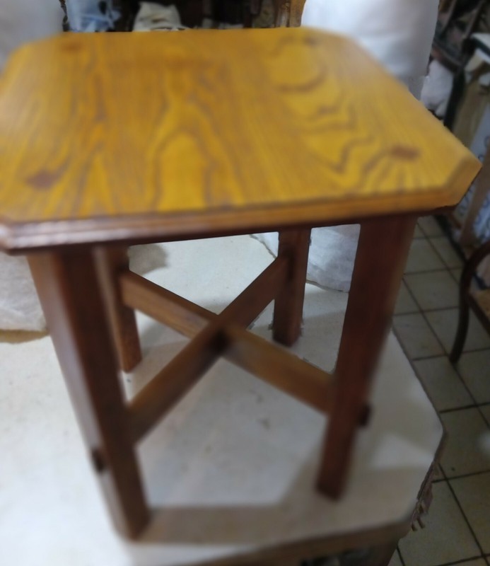 Solid Oak Mission End Table / Side Table (ET355)