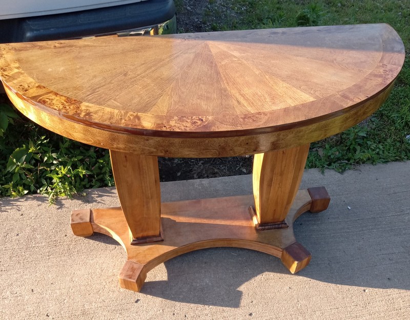 Burl Elm Sofa Table / Entry Table (ENT51)