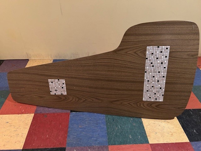 Mid Century Modern Boomerang Coffee Table with Tile Inlay gallery