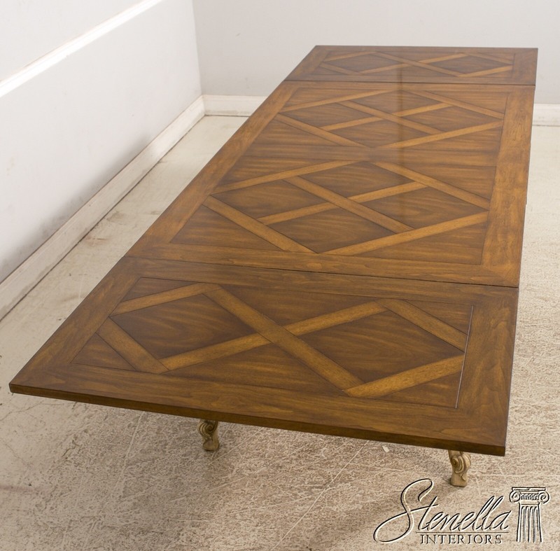 L67677: KARGES French Style Walnut Dining Room Table gallery