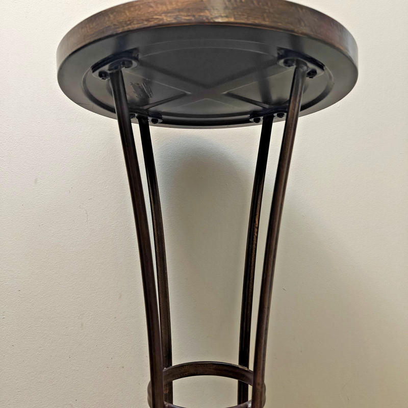 Vintage Pier One Metal Tile Top Plant Stand gallery