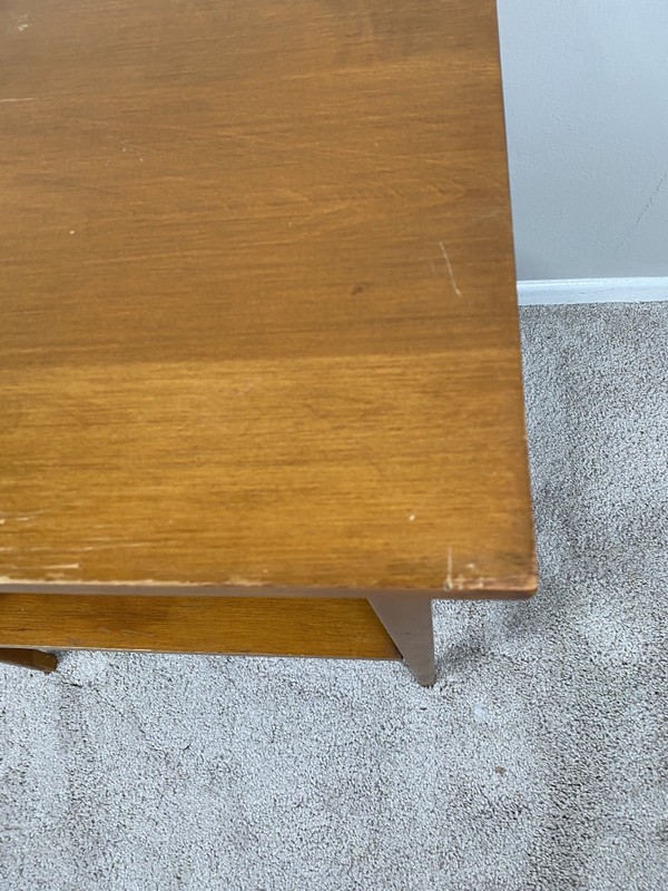 Mid Century Paul McCobb Winchendon Planner Group Side Table Pull Out Shelf 1950s gallery