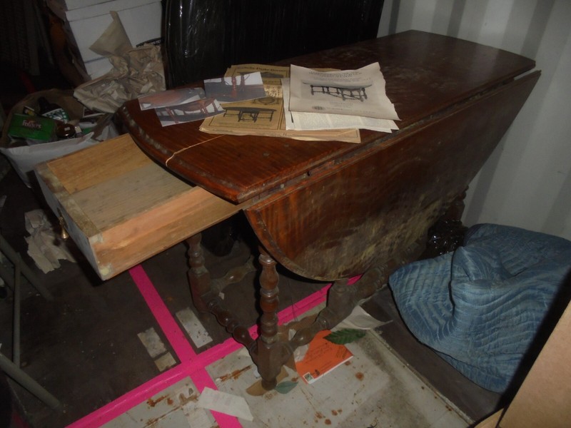 ANTIQUE AMERICAN GATELEG TABLE - BOSTON ? MID 1700s - NICEST ONE gallery