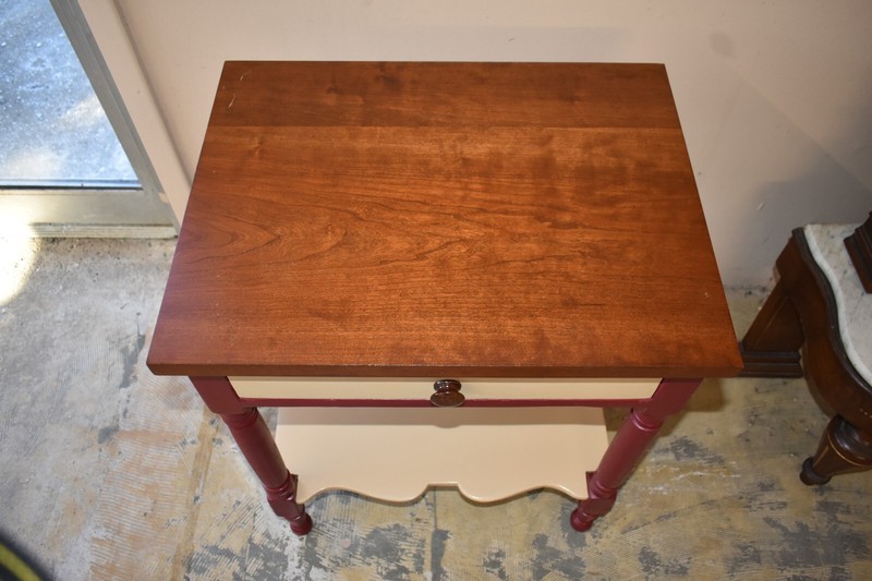 Antique Restored Side Table, Bedroom Night Stand gallery