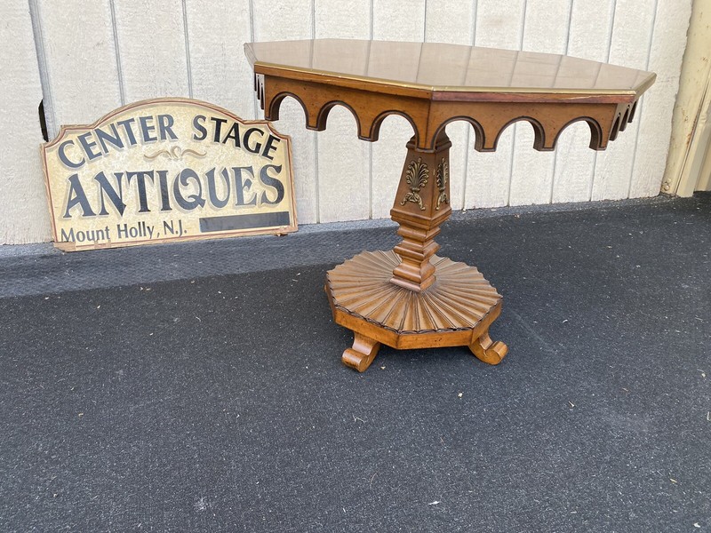 66214 Decorator Hex Lamp Table Stand