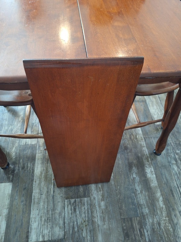 Mid Century Modern Vintage Hard Rock Maple Cushman Rustic Table gallery