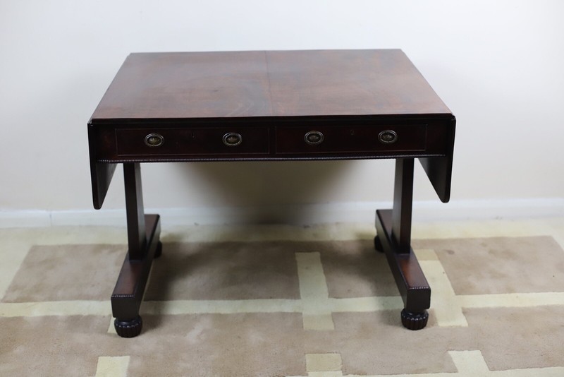 A William lV mahogany sofa table gallery