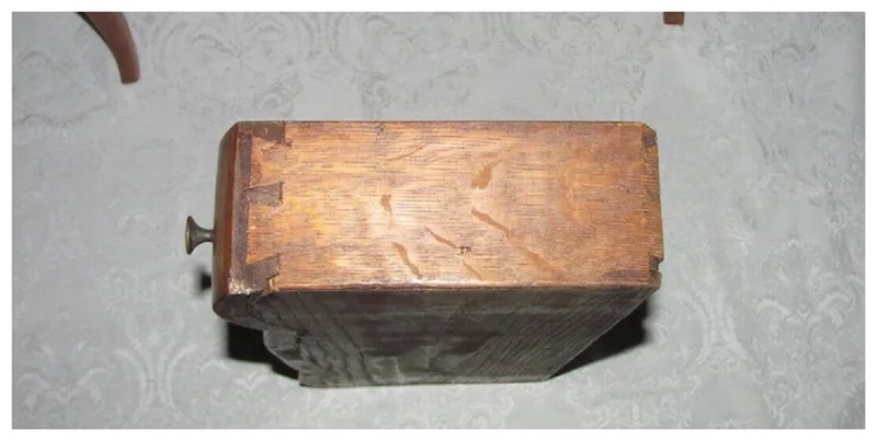 Antique French Mahogany Side Table 18th Century gallery