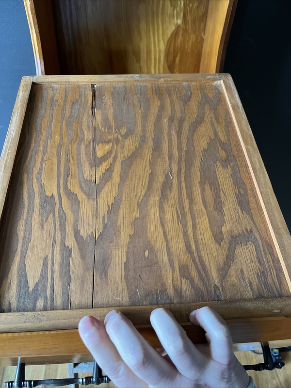 Vintage Rustic Country Ranch Style Solid Pine Wood 2-Drawer Nightstand End Table gallery