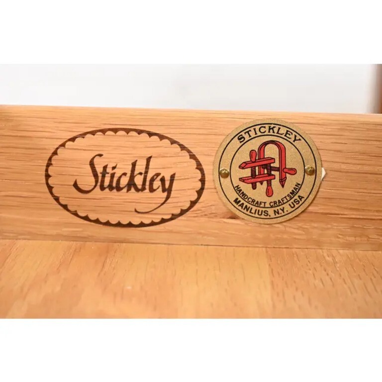 Stickley Mission Oak Arts & Crafts Double-Sided Spindle Coffee Table gallery