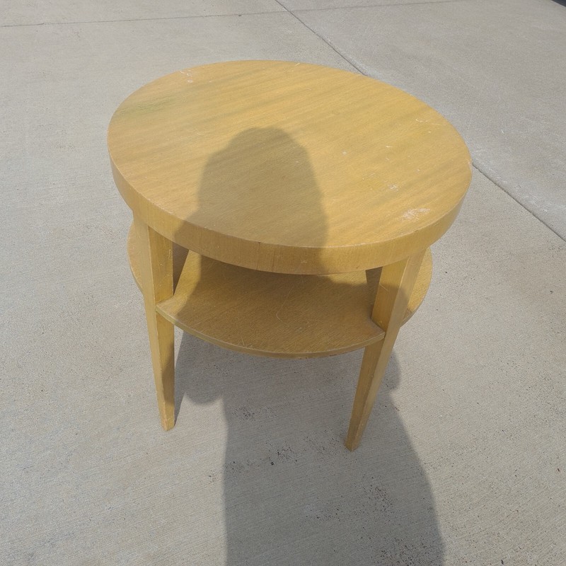 1950s T.H. Robsjohn-Gibbings Widdicomb Modern Original Lamp Side Table gallery