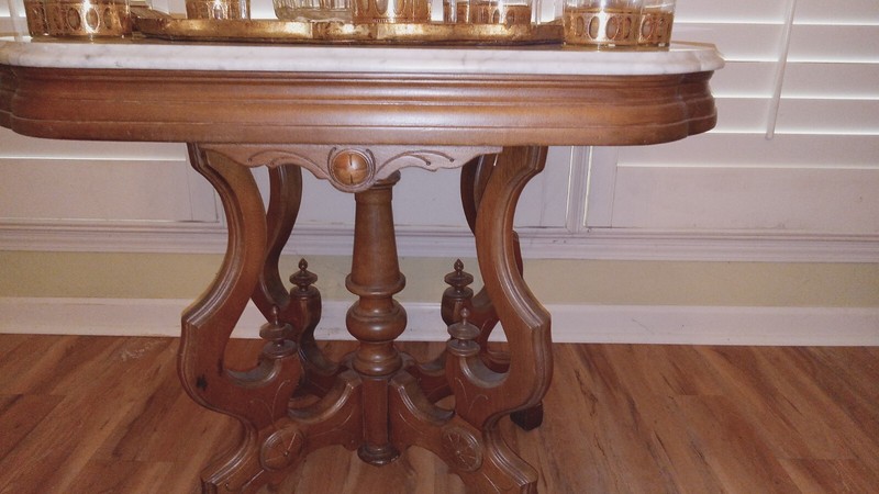 mahogany and marble gallery
