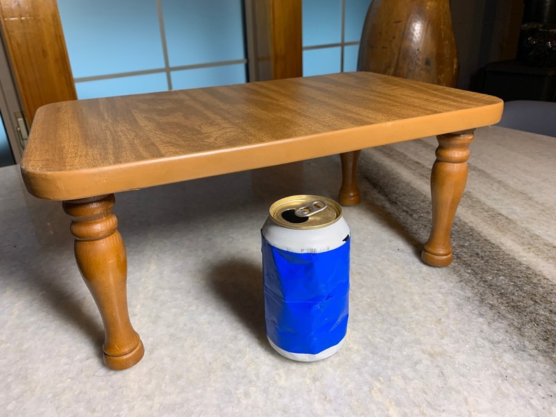 Vintage Mid Century Modern MCM Small/Tiny/Compact Plant Side Table Stand Wood