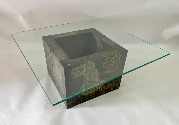 Paul Evans Patchwork Brutalist Center, Coffee or Cocktail Table for Directional gallery