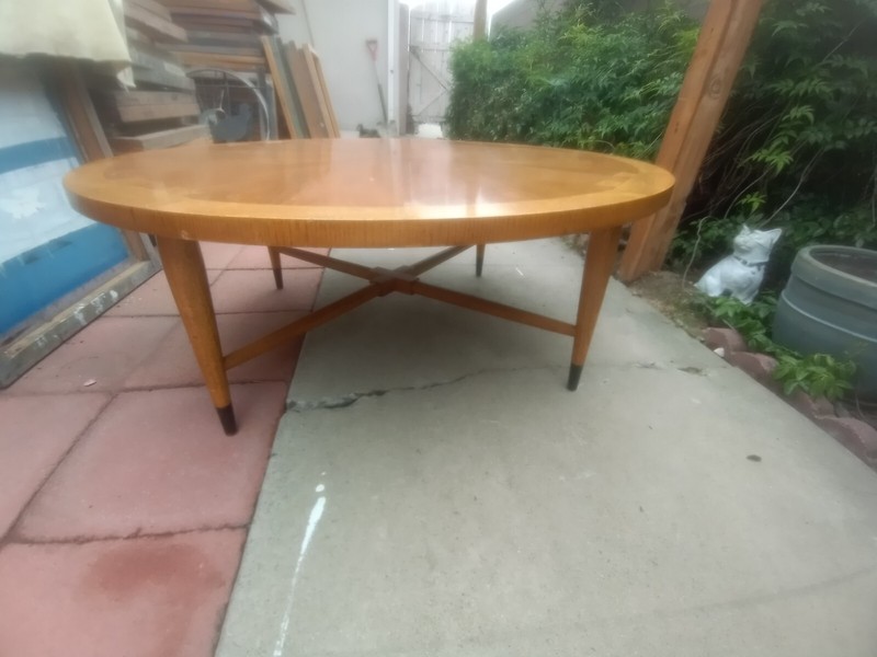VINTAGE LANE ACCLAIM DOVETAIL COFFEE TABLE 1959 Mcm
