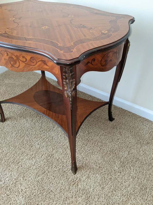 Satinwood French Inlay Side Table gallery