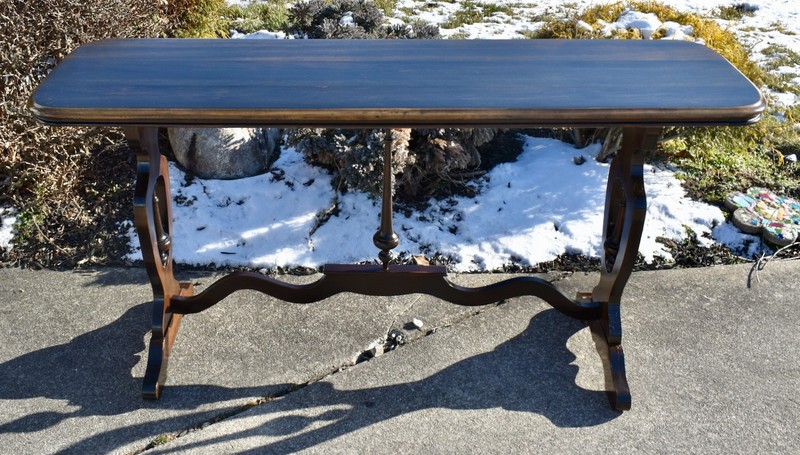 Vintage Walnut Jacobean Style Console/Sofa Table gallery