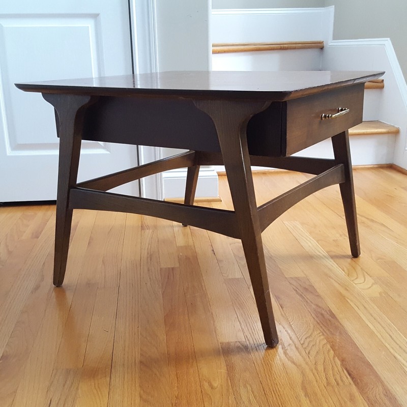 Vintage MCM Floating Design Side/End Table Unsigned Great Style & Lines! gallery
