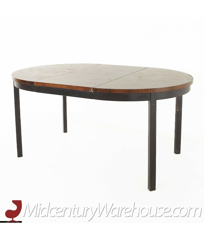 Founders Mid Century Rosewood Expanding Dining Table with 2 Leaves gallery