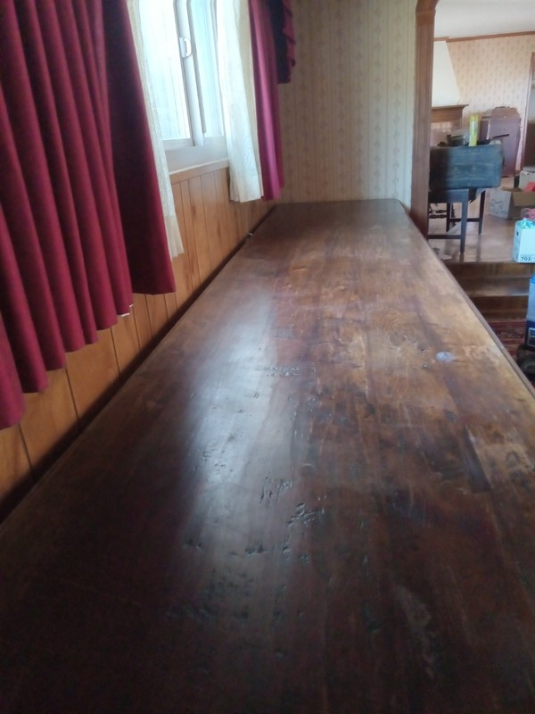 Antique Carved Oak Banquet Table – 14 Feet Long, Ideal for Special Events gallery