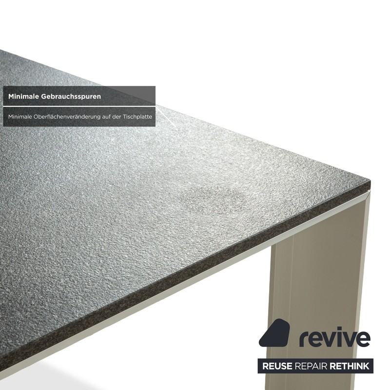 Rolf Benz Metal Dining Table Black Anthracite Granite Metal 150 X 150 X 75 Cm gallery