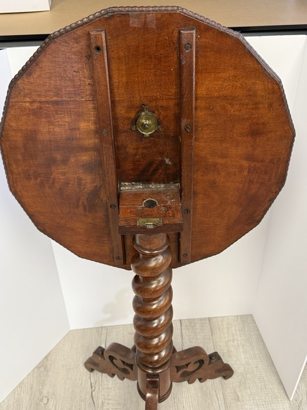 Antique Tilt Top Table 30in Tall gallery