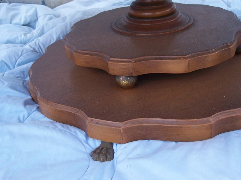 Mid Century Pecan Book Match Veneer Top Coffee Table (CT34) gallery