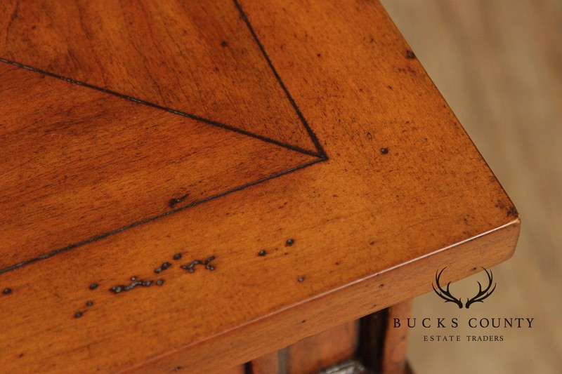 Theodore Alexander 'Coleccion Madrid' Parquetry Side Table gallery