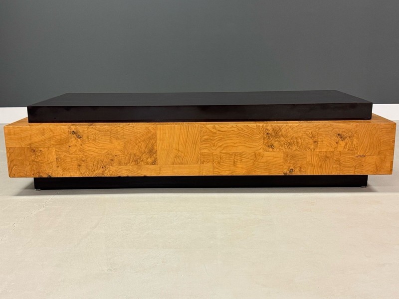 Paul Evans Burl Ash Patchwork Coffee Table gallery